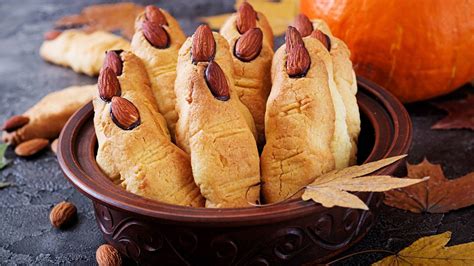 Postre de dedos ensangrentados