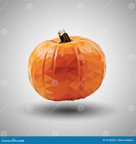 Diseño de calabaza geométrica en el rostro