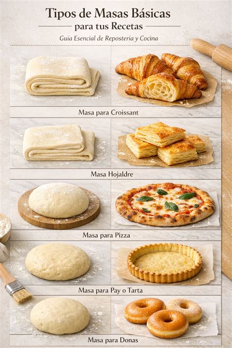 Tipos de masas para repostería: hojaldre, filo y brick