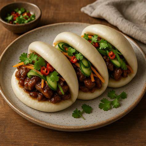 Diferentes formas de cerrar un pan bao