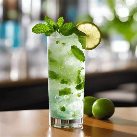 Mojito clásico con hierbabuena y lima