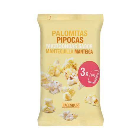 Palomitas dulces y de caramelo Hacendado
