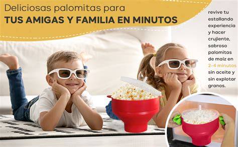 Instrucciones de preparación de palomitas para microondas