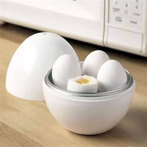 Recipiente para cocinar huevos en microondas