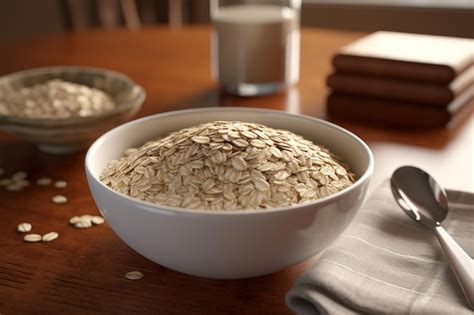 Avena en un bol