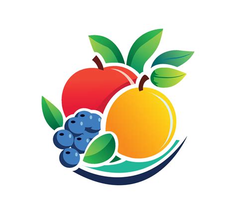 Logotipo de Electograph con frutas