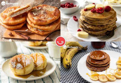 Variedad de tortitas dulces y saladas