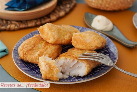 Ingredientes para la merluza a la romana