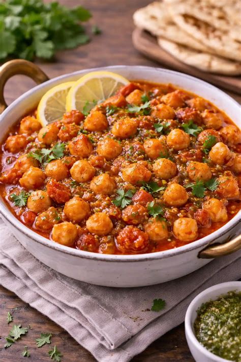 Chana Masala con especias