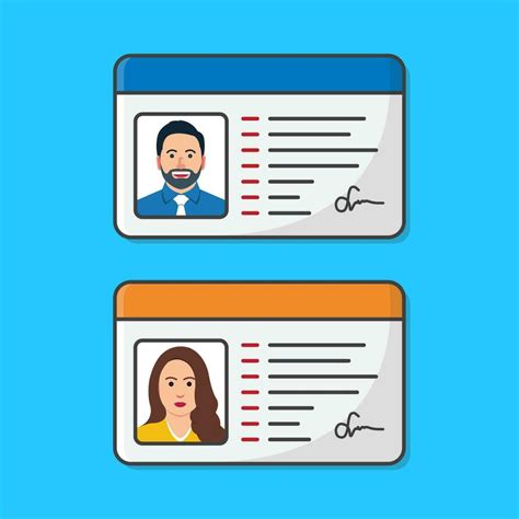 Ilustración de un carné de identidad