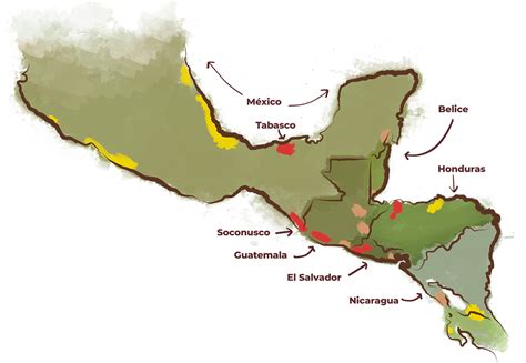 Mapa de la ruta del tomate desde Mesoamérica a Europa