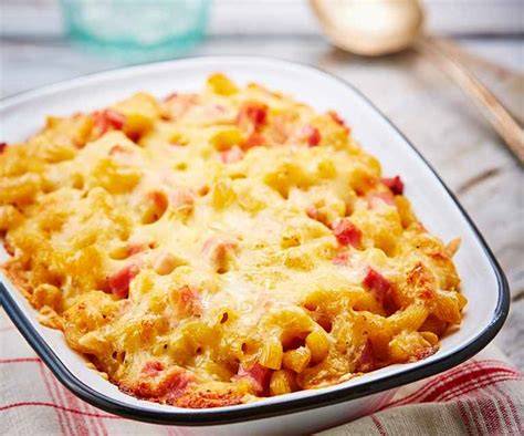 Macarrones gratinados recién horneados con Thermomix