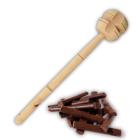 Molinillo de madera para chocolate