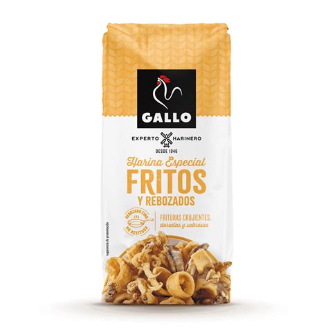 Envase de Harina Gallo Especial Fritos de 1 kg