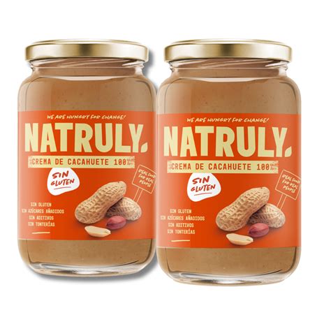 Tarro de crema de cacahuete 100% natural