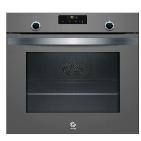 Horno Balay gris antracita con diseño moderno