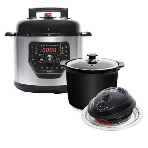 Olla GM modelo G con el cabezal de horno colocado sobre la cubeta
