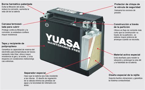 componentes de una batería de coche y terminales