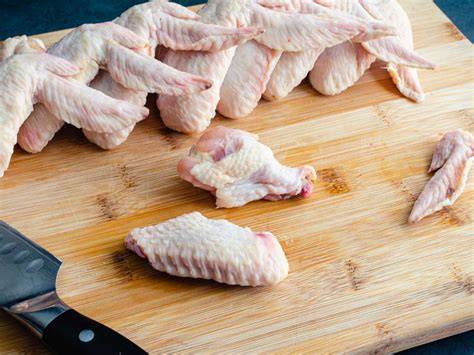 Ingredientes para alitas de pollo fritas