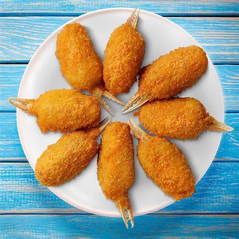 Variedad de platos con muslitos de cangrejo