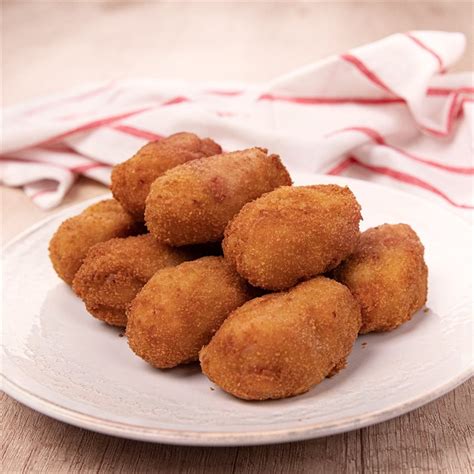 croquetas preparadas en freidora de aire sin apenas aceite