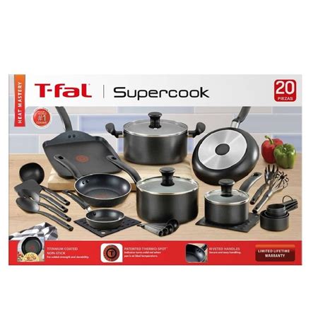 Variedad de colores en baterías de cocina Tefal