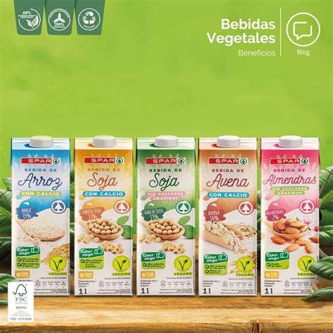 Variedad de bebidas vegetales