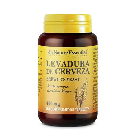 Levadura de cerveza en polvo y comprimidos