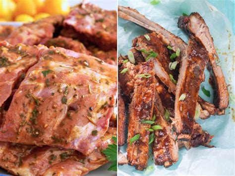 Especias y adobos para costillas