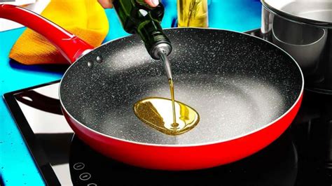 Aceite en una sartén humeando