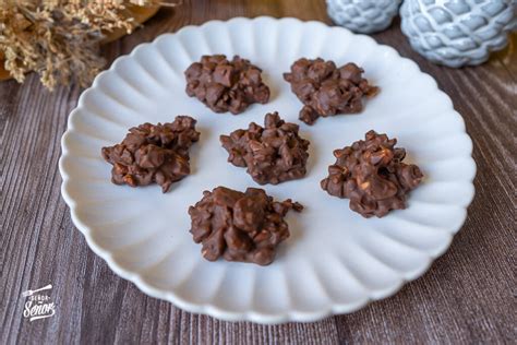 Ingredientes para rocas de chocolate