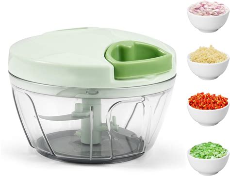 Picadora manual Tefal con verduras picadas