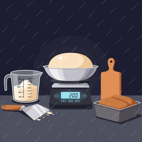 Ingredientes listos para hornear pan en panificadora