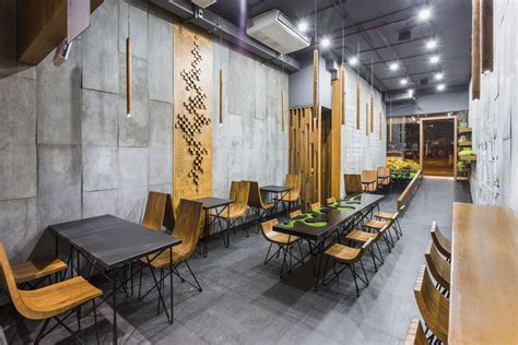 diseño interior de un establecimiento de comida saludable