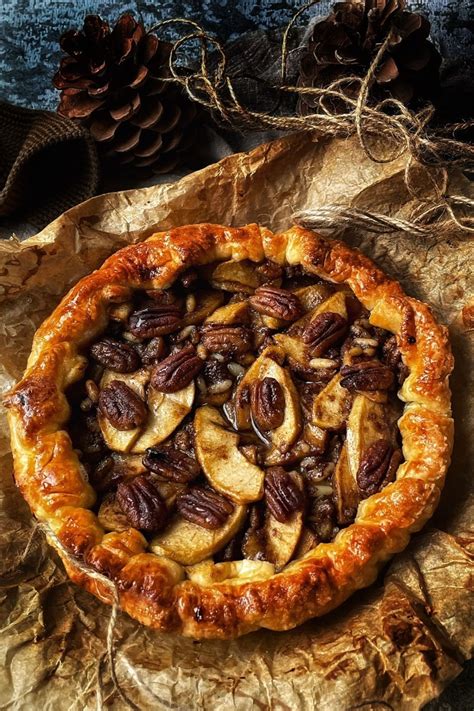 Delicia de hojaldre vegano con frutos secos