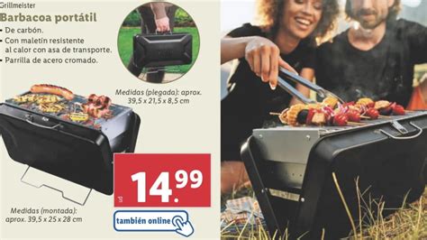 Barbacoa portátil plegada