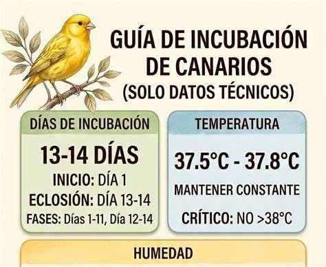 Revisión de huevos de canario al trasluz