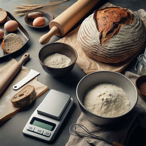 Utensilios de cocina para hacer pan