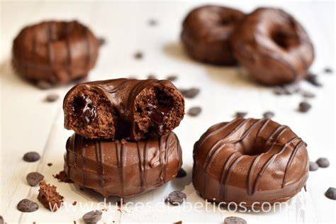 Donuts de chocolate sin gluten