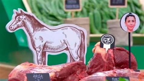 Carnicería tradicional de carne de caballo