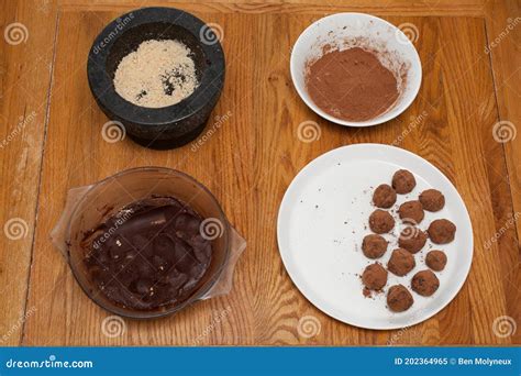 Proceso de elaboración de trufas caseras