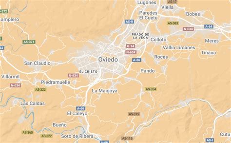 Mapa de Oviedo mostrando la ubicación de Summum Panadería Artesana cerca de San Isidoro El Real