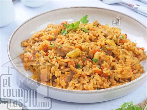 Arroz con pollo sin pimiento