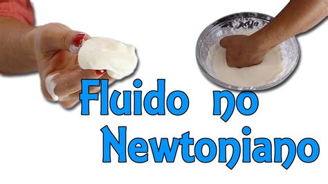 Experimento de fluido no newtoniano con harina y agua