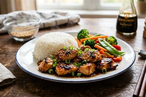 Ingredientes para el pollo teriyaki