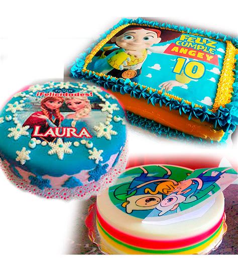 Diseños personalizados de obleas para tartas