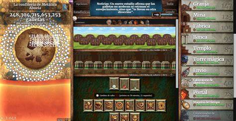 El Jardín en Cookie Clicker