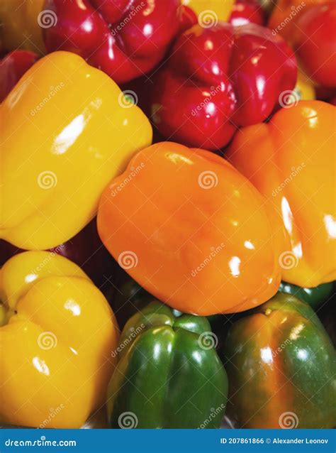 Pimientos dulces de colores