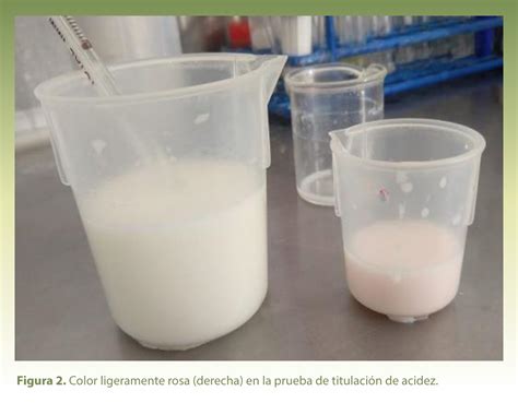 Muestra de leche en un desecador