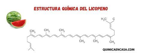 Estructura química del licopeno